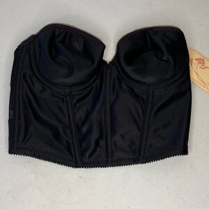NWT Empire intimates 1681 vintage black strapless bra size 34B